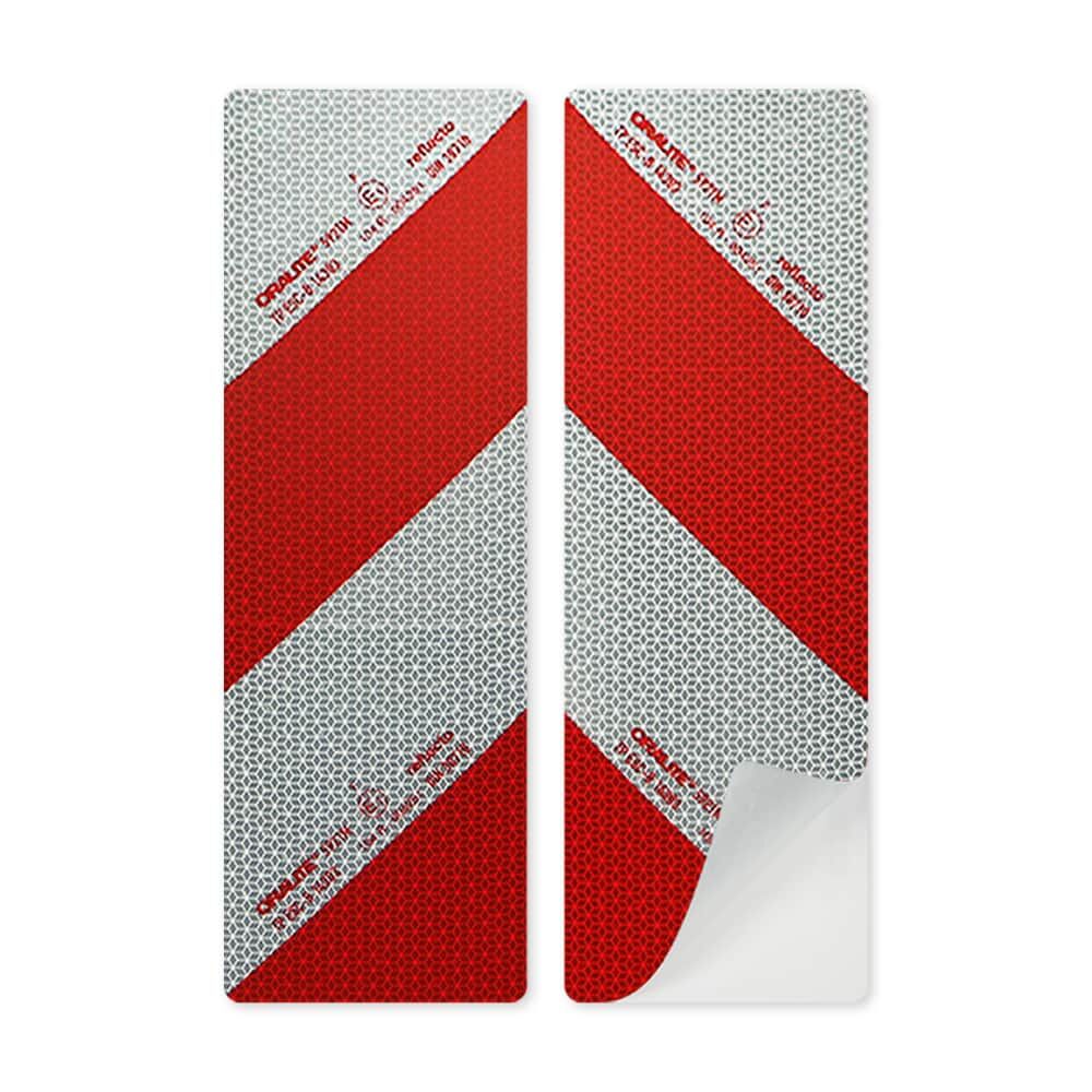 Reflecto Kfz Warnmarkierung 5921M Zuschnitte Set 2x 141mm x 423mm