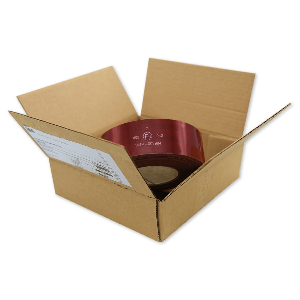 3M 943 Rolle in rot im Versandkarton