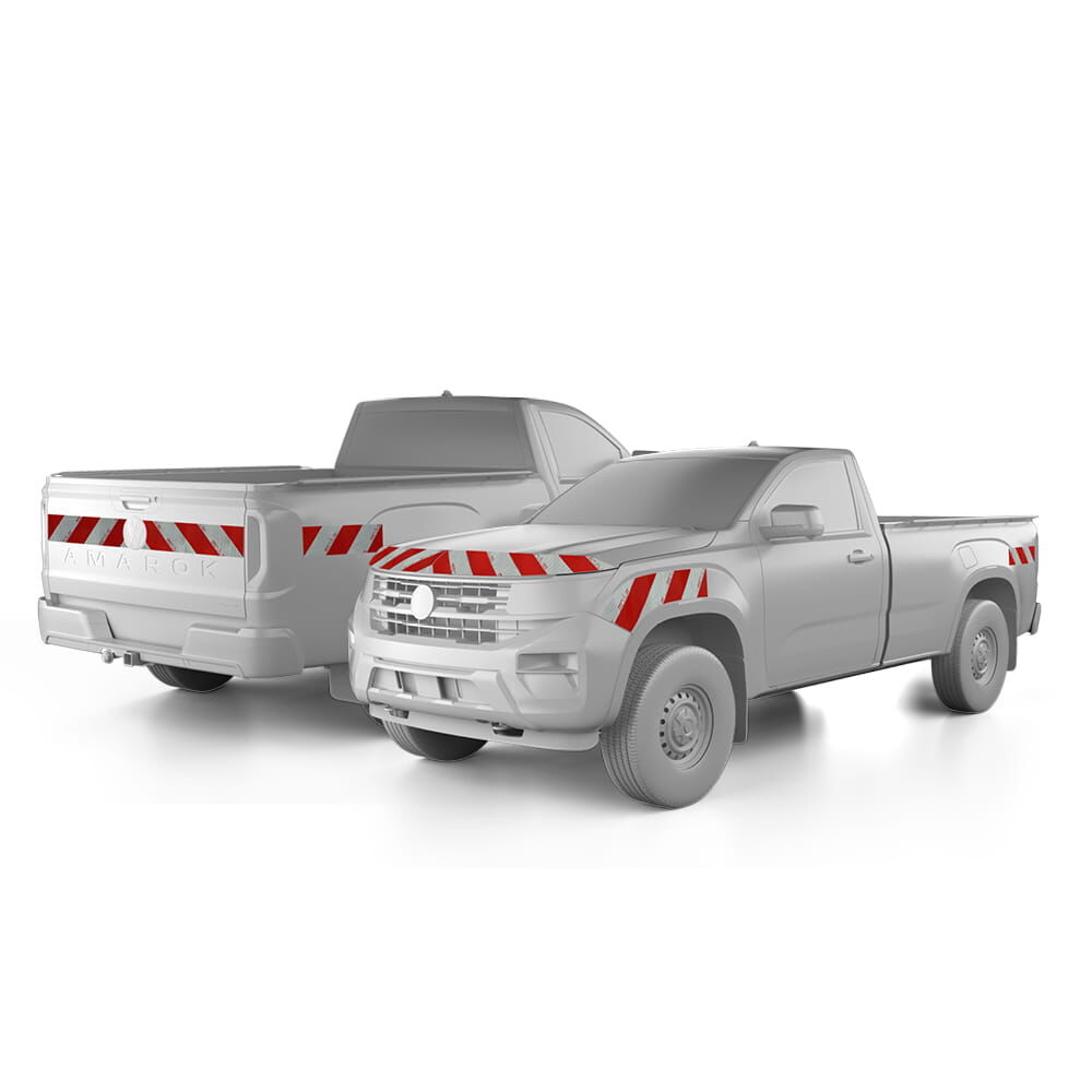 VW Amarok Warnmarkierung ab 05-2023 Komplettsatz