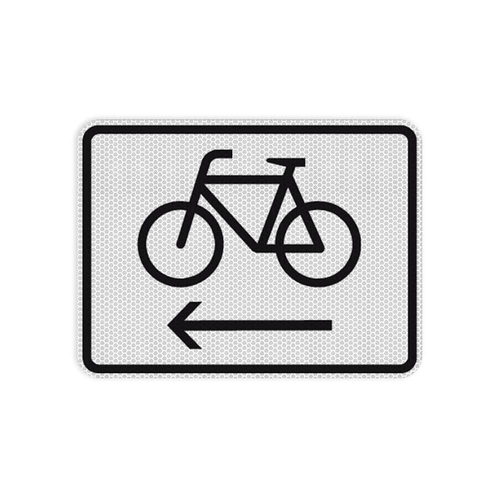 VZ 2201 Radfahrer Radweg links benutzen VZ 2201 Radfahrer Radweg links benutzen