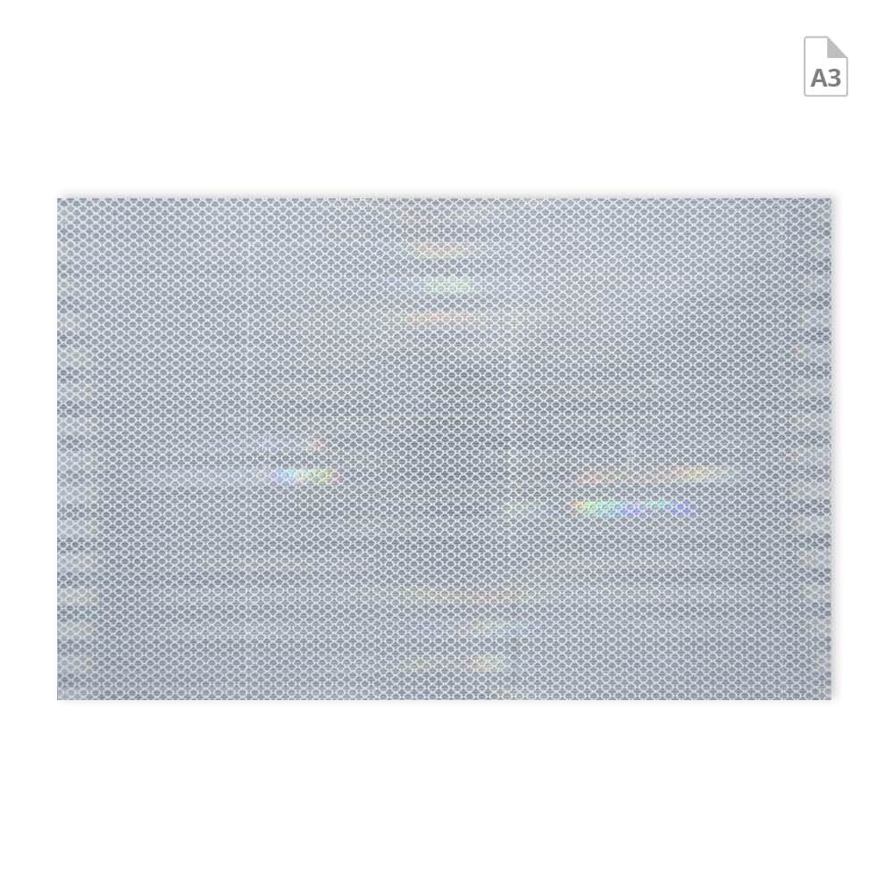 Zuschnitt 3M Reflexfolie 3930 DIN A3 weiß