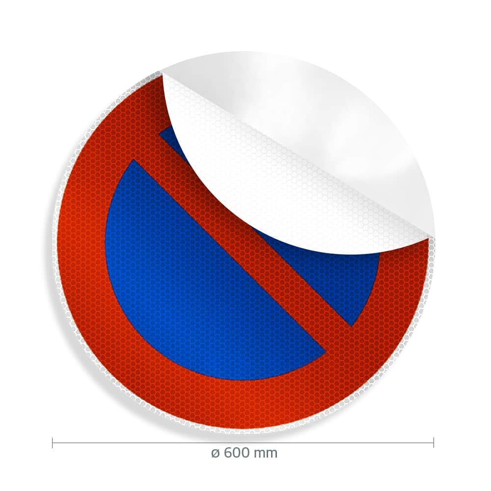 VZ 286 mit Maßangabe Ø 600 mm