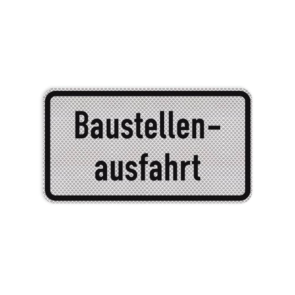 VZ 1007-33 Baustellenausfahrt VZ 1007-33 Baustellenausfahrt