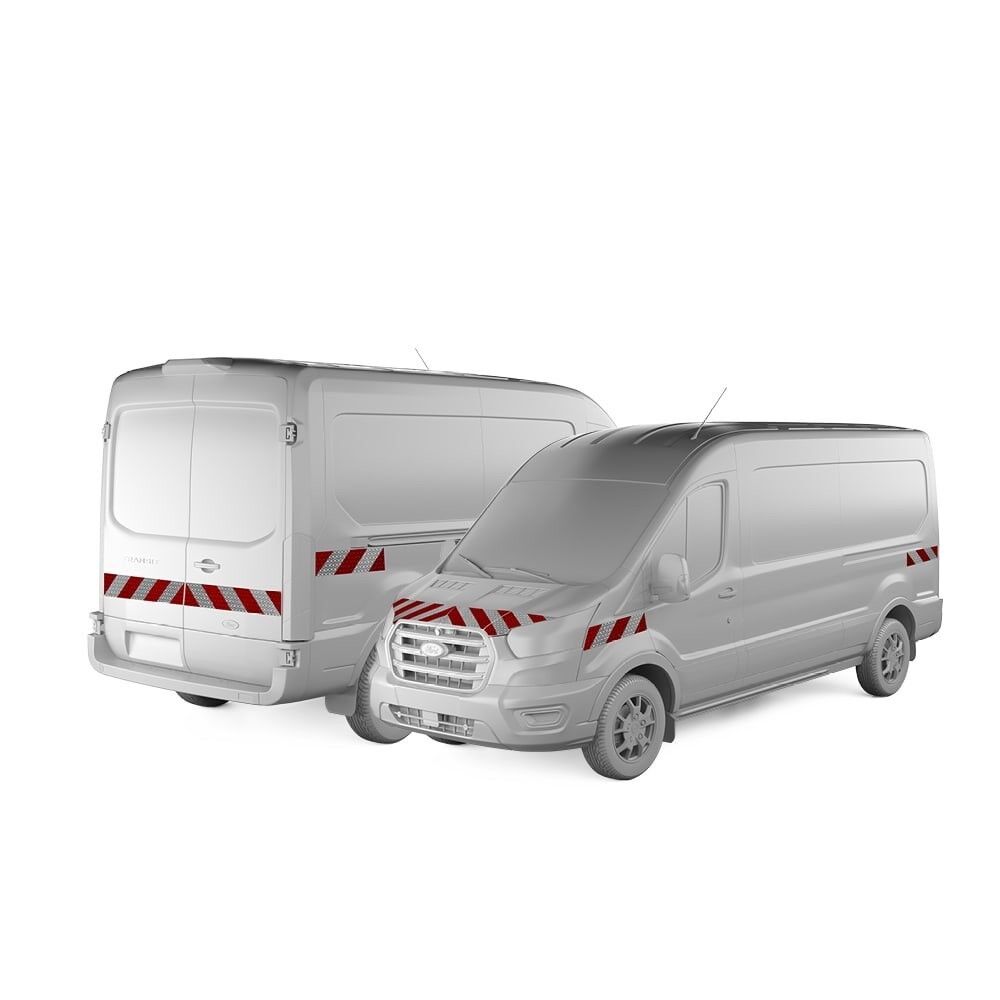 Ford Transit Warnmarkierung 2020 Hecktür Komplettsatz