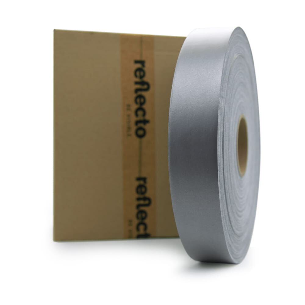 200 m Rolle 3M Scotchlite 9945 , silber, vor reflecto-Kartonverpackung. Rollenbreite 50,8 mm