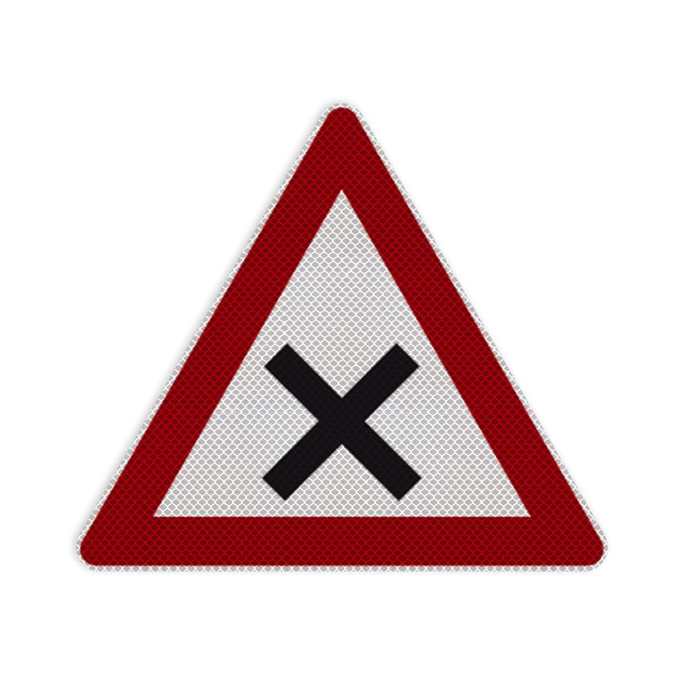 VZ 102 Kreuzung oder Einmündung mit Vorfahrt von rechts VZ 102 Kreuzung oder Einmündung mit Vorfahrt von rechts