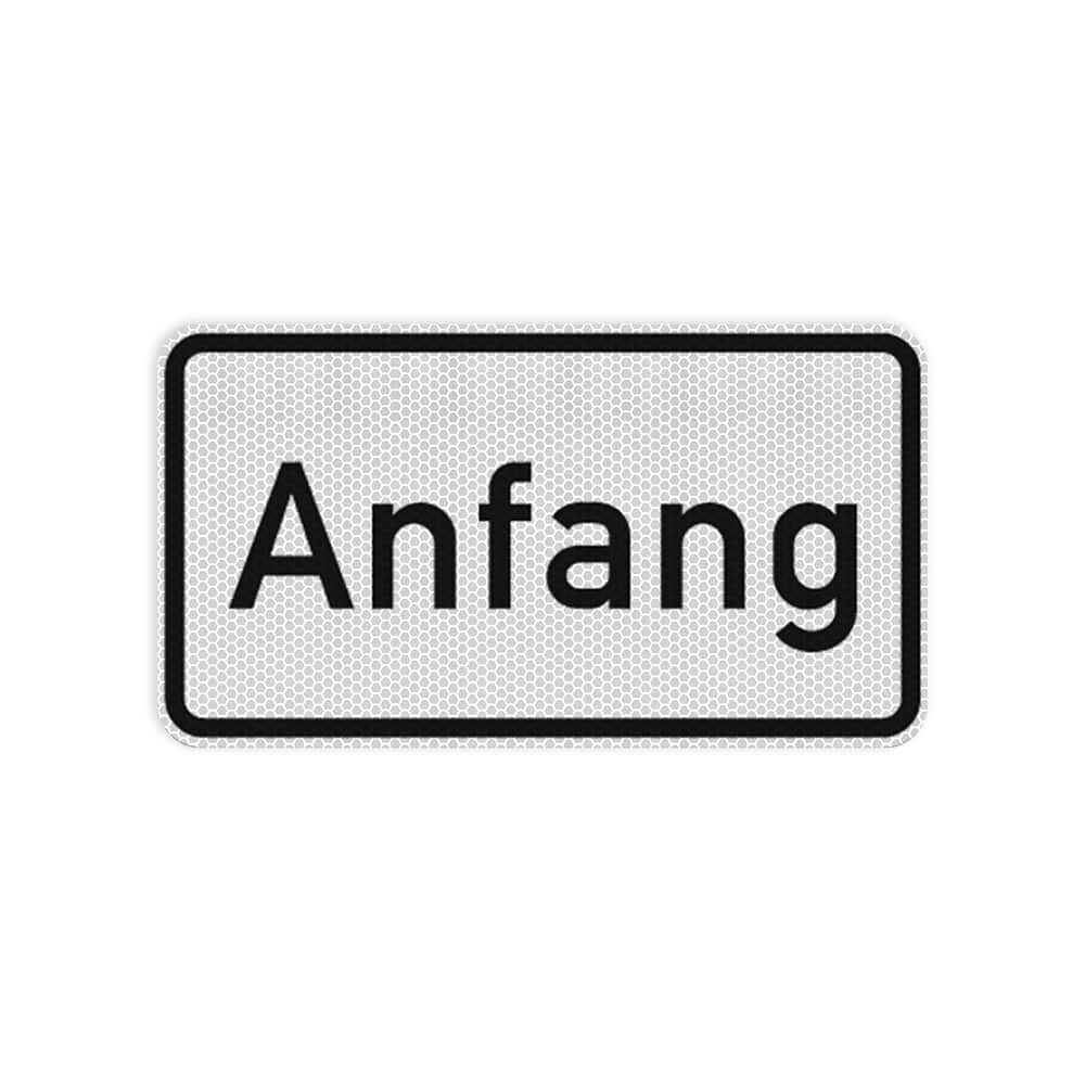 VZ 1012-30 Anfang RA 1 412 x 750 mm Alform