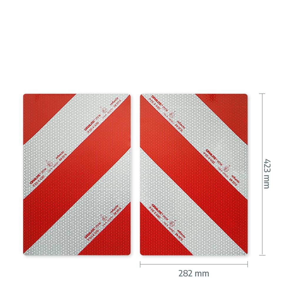 Reflecto 5921M Zuschnitte mit Maßangaben: je 423 × 282 mm.