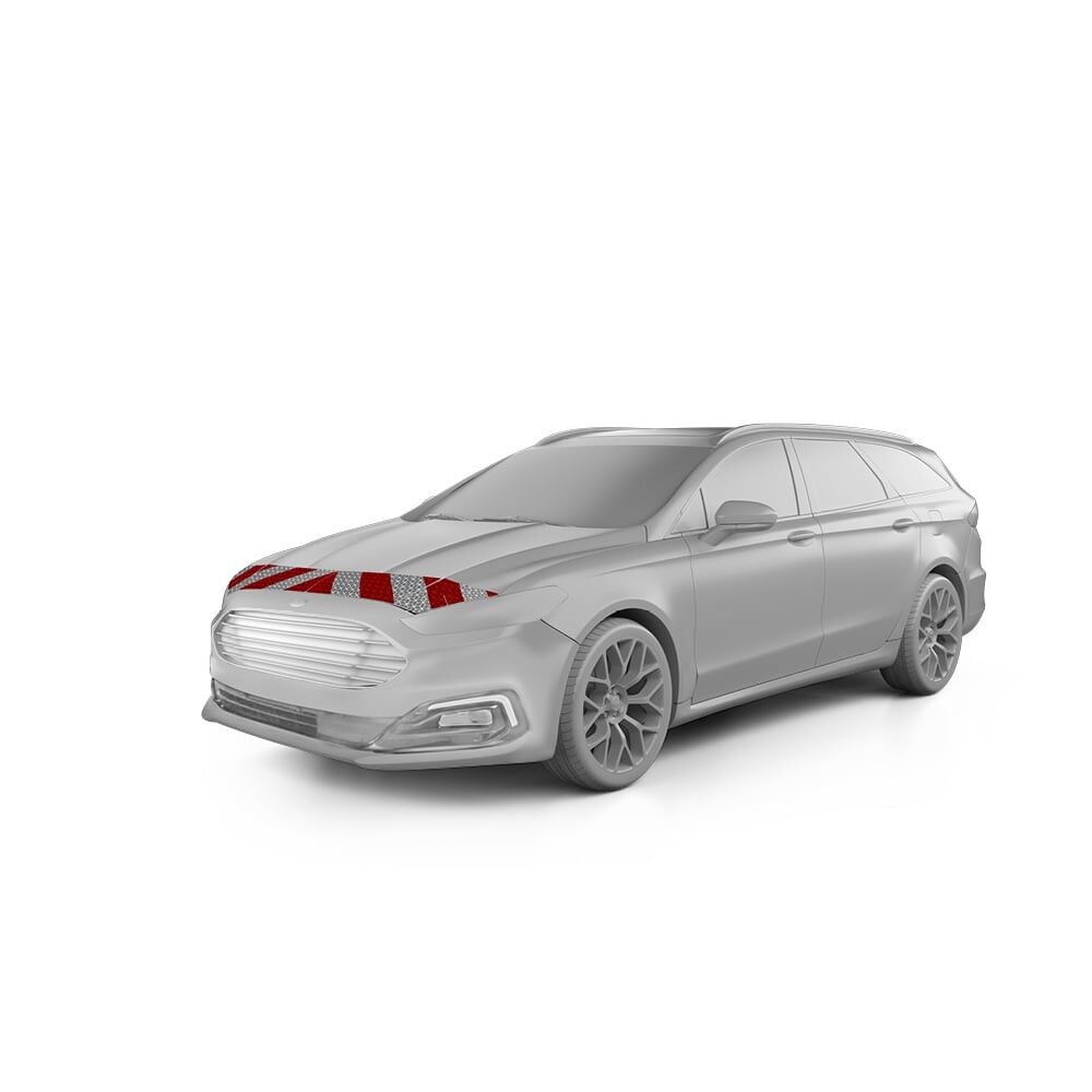 Ford Mondeo Turnier mit Frontwarnmarkierung, Baujahr 2018