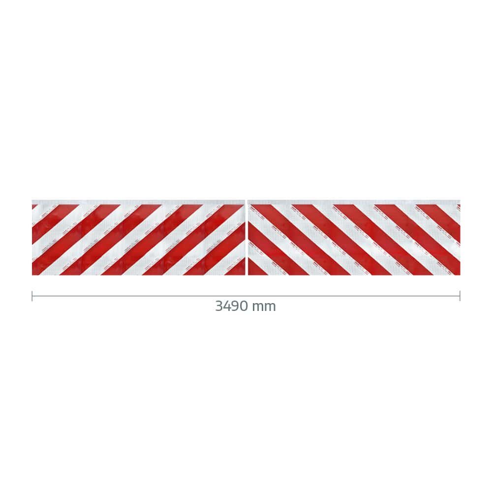 Frontschild-auf Aluverbund / 3490 mm
