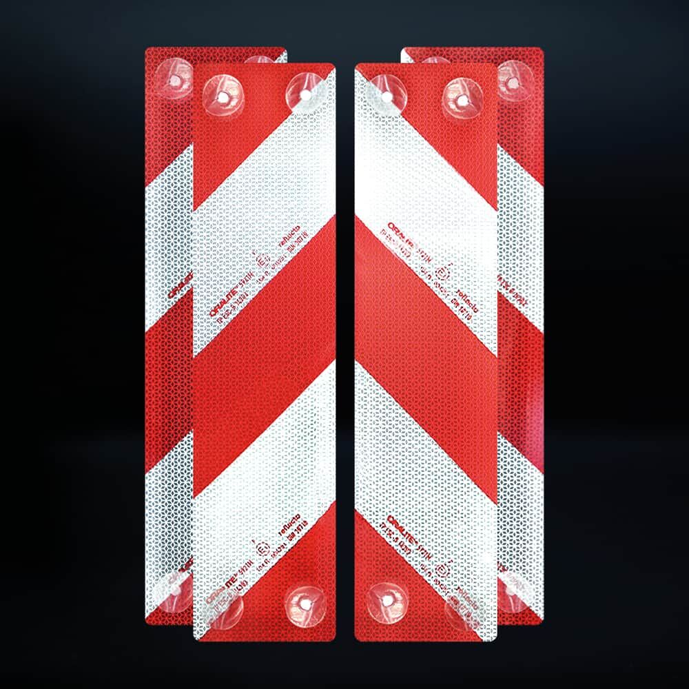 Reflecto 5921M Warnmarkierungselemente, reflektierend, auf schwarzem Hintergrund