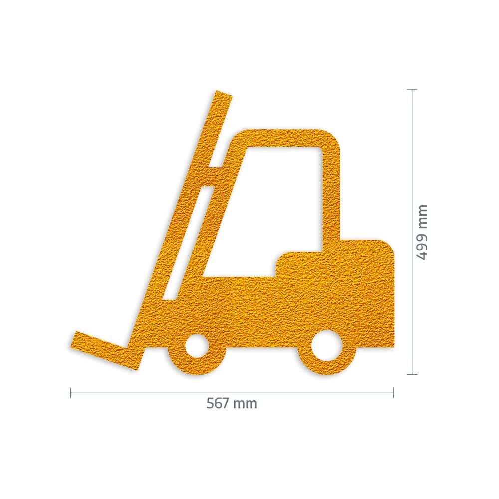 Maßgrafik des Piktogramms, Breite 567 mm, Höhe 499 mm