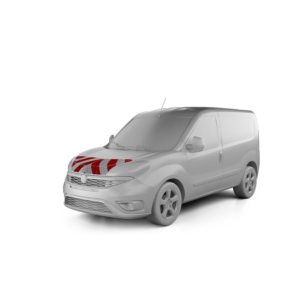 Fiat Doblo Cargo 263 mit Frontwarnmarkierung, Baujahr 2015
