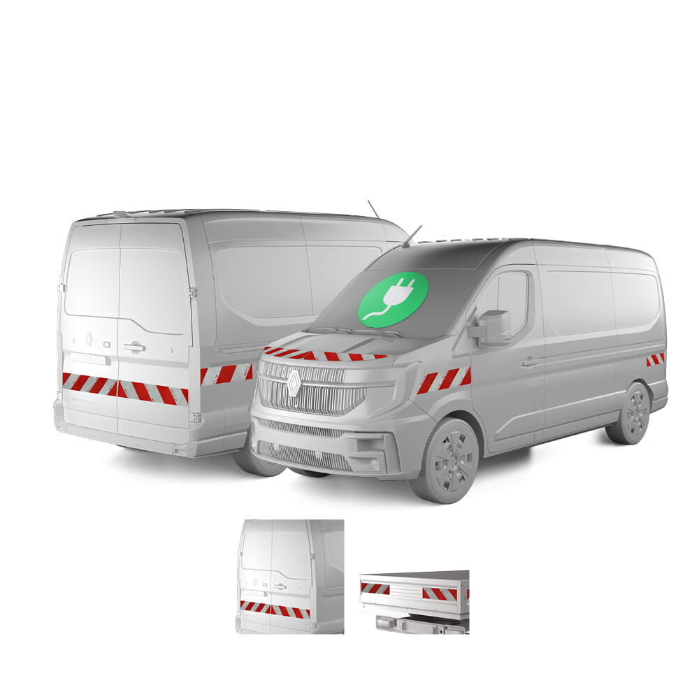 Renault Master E-Tech Elektrisch Warnmarkierung ab 10-2024