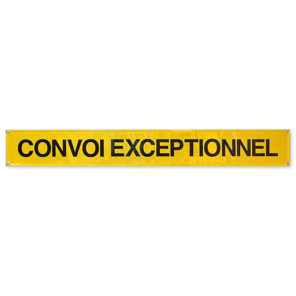 Reflexbanner Convoi Exceptionnel 1900mm RA2/C