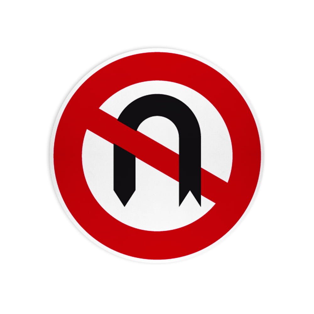 VZ 272 Verbot des Wendens VZ 272 Verbot des Wendens