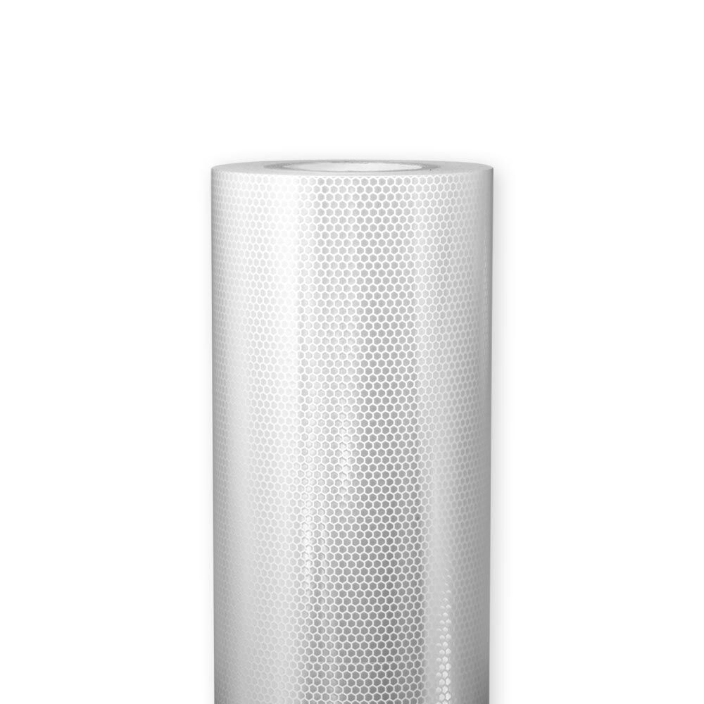 Weiße ORALITE 5910-Rolle (1235 mm), frontale Ansicht der Reflexfolie