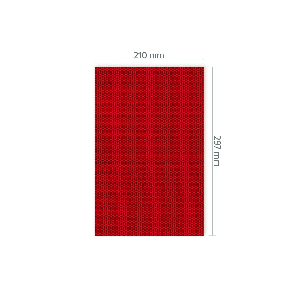 A4-Zuschnitt 3M 823i mit Maßangabe 210 × 297 mm