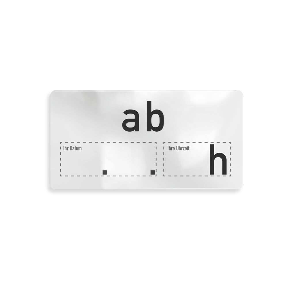Overlay für VZ 1040-34 Beschränkung ab Zeitpunkt