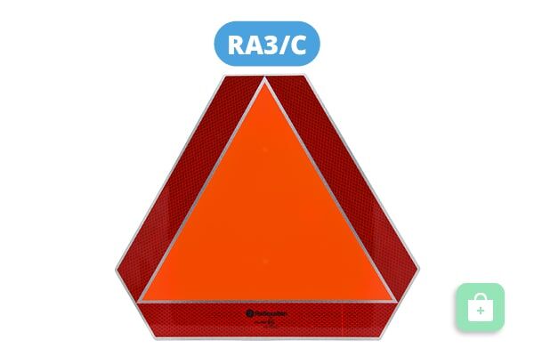Produktfreisteller Warntafel für langsam fahrende Fahrzeuge RA3