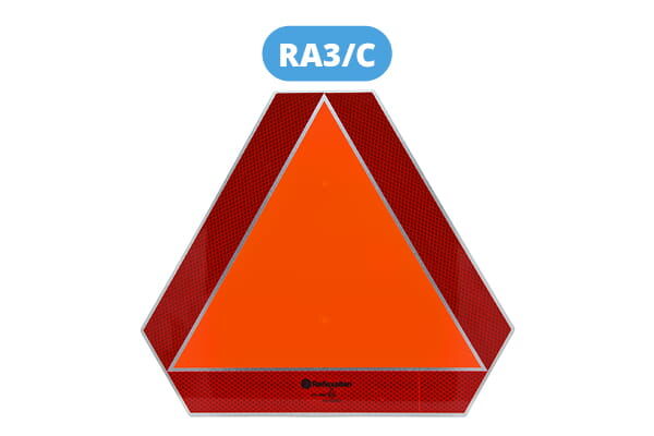 Produktfreisteller Warntafel für langsam fahrende Fahrzeuge RA3