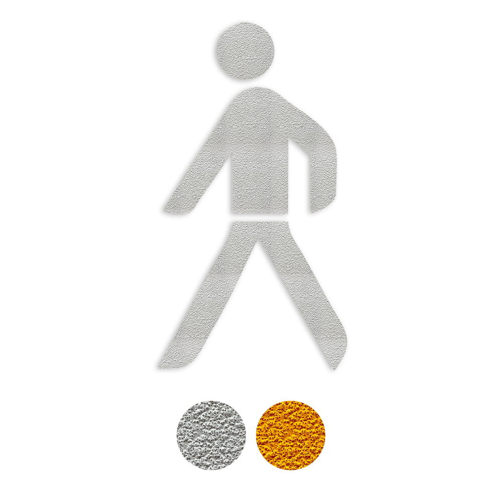 3M Stamark Fußgänger-Symbol in Weiß und Gelb verfügbar