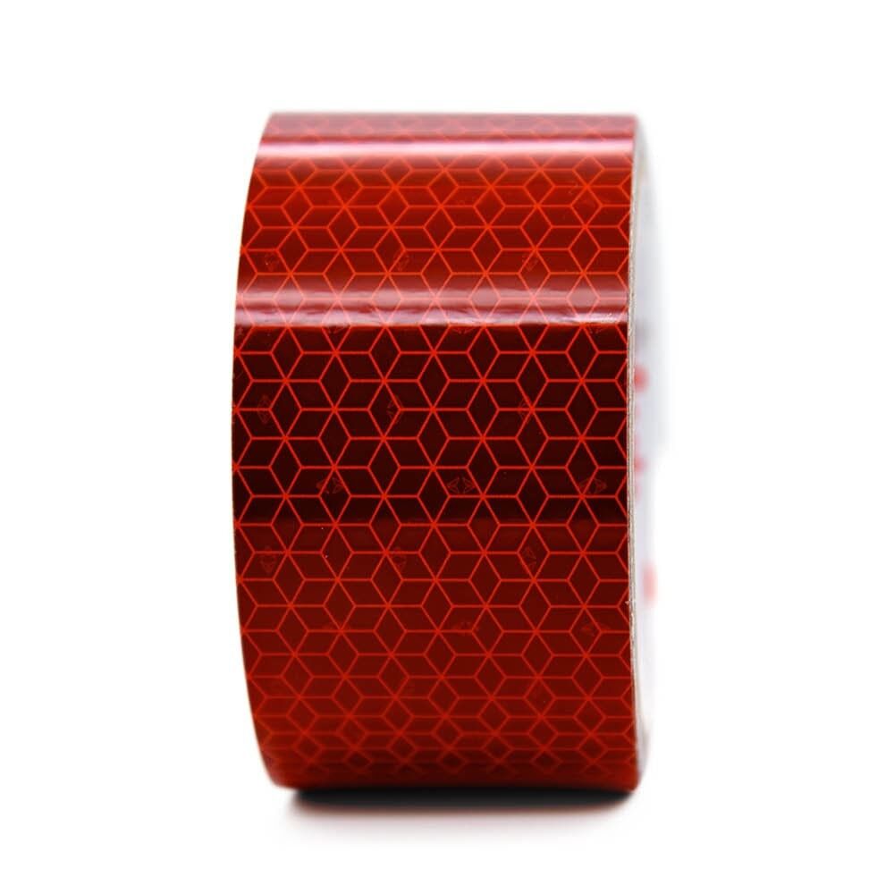 Orafol ORALITE Reflexband VC 170 rot, 50 mm Rolle, Frontansicht