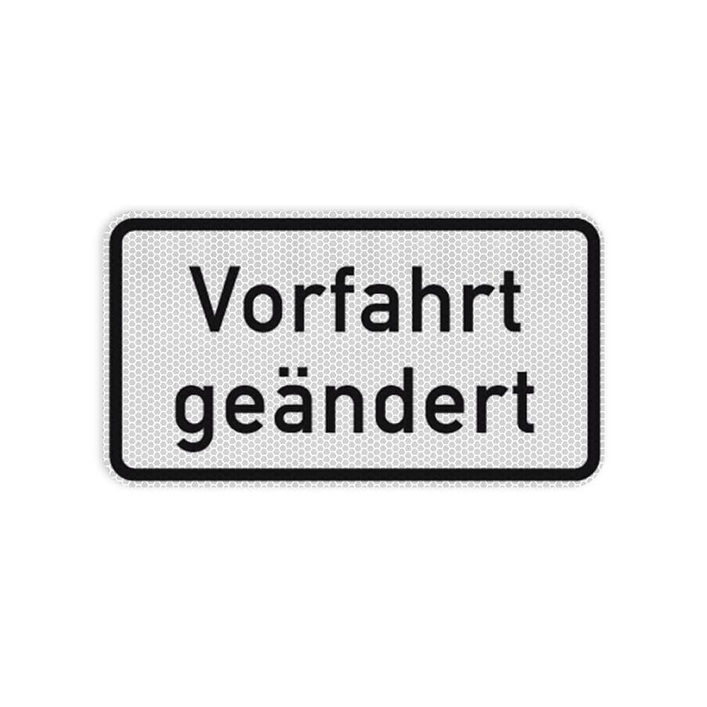 VZ 1008-30 Vorfahrt geändert VZ 1008-30 Vorfahrt geändert