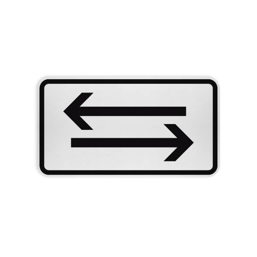 VZ 1000-30 Beide Richtungen, zwei gegengerichtete waagerechte Pfeile VZ 1000-30 Beide Richtungen, zwei gegengerichtete waagerechte Pfeile