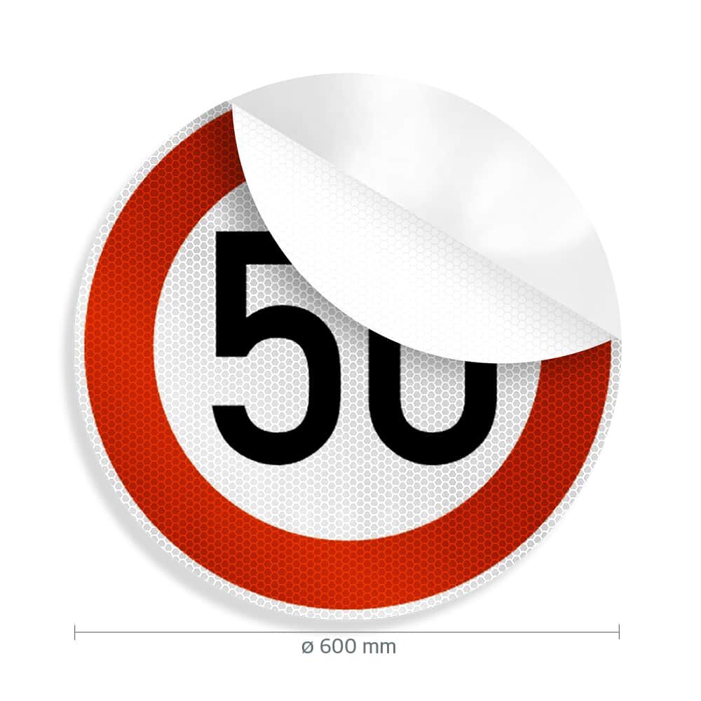 Sign Face VZ 274-50 Zulässige Höchstgeschwindigkeit 50 km/h