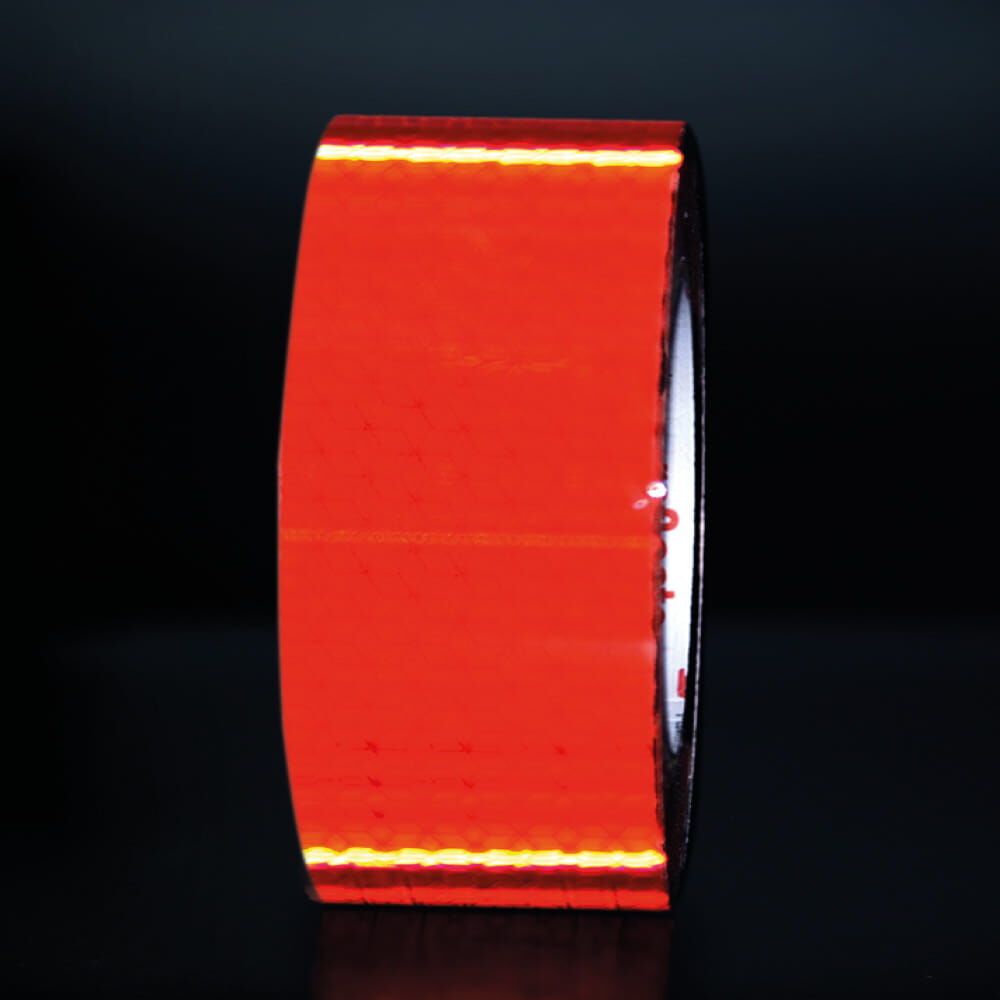 Rote VC104+ RG Rolle 50 mm × 10 m, reflektierend im Licht