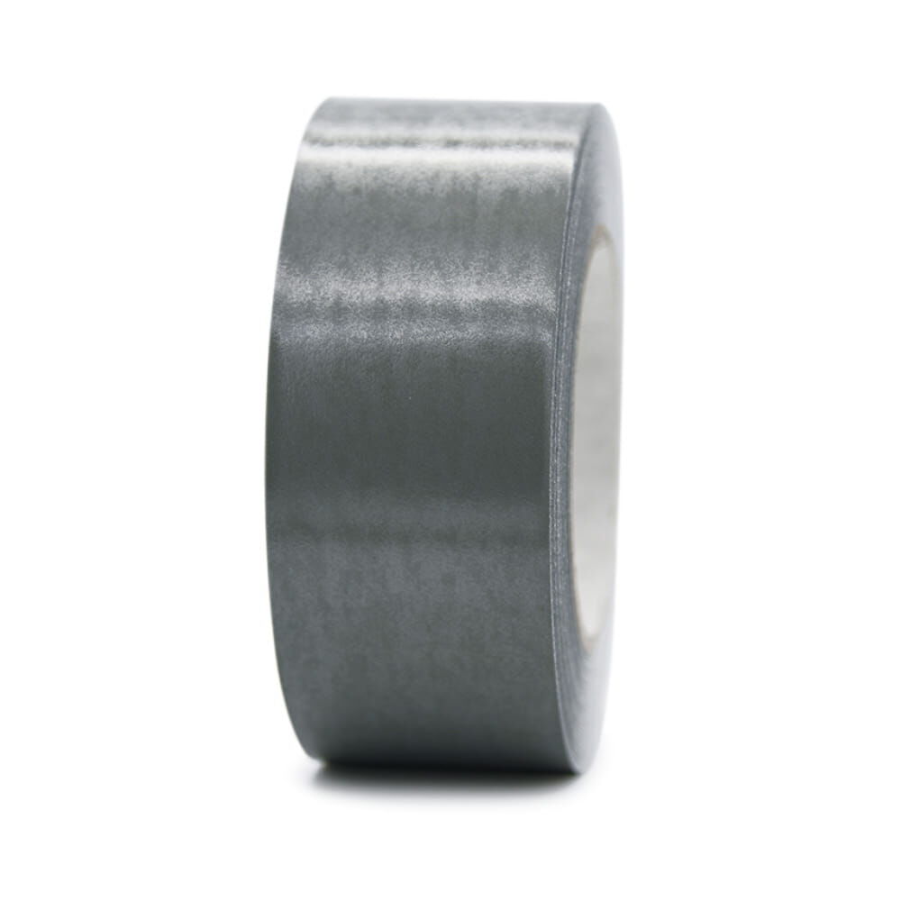 Frontale Ansicht der 5 m 3M Scotchlite 8725 Reflexgewebe-Rolle, silber. Rollenbreite 50,8 mm