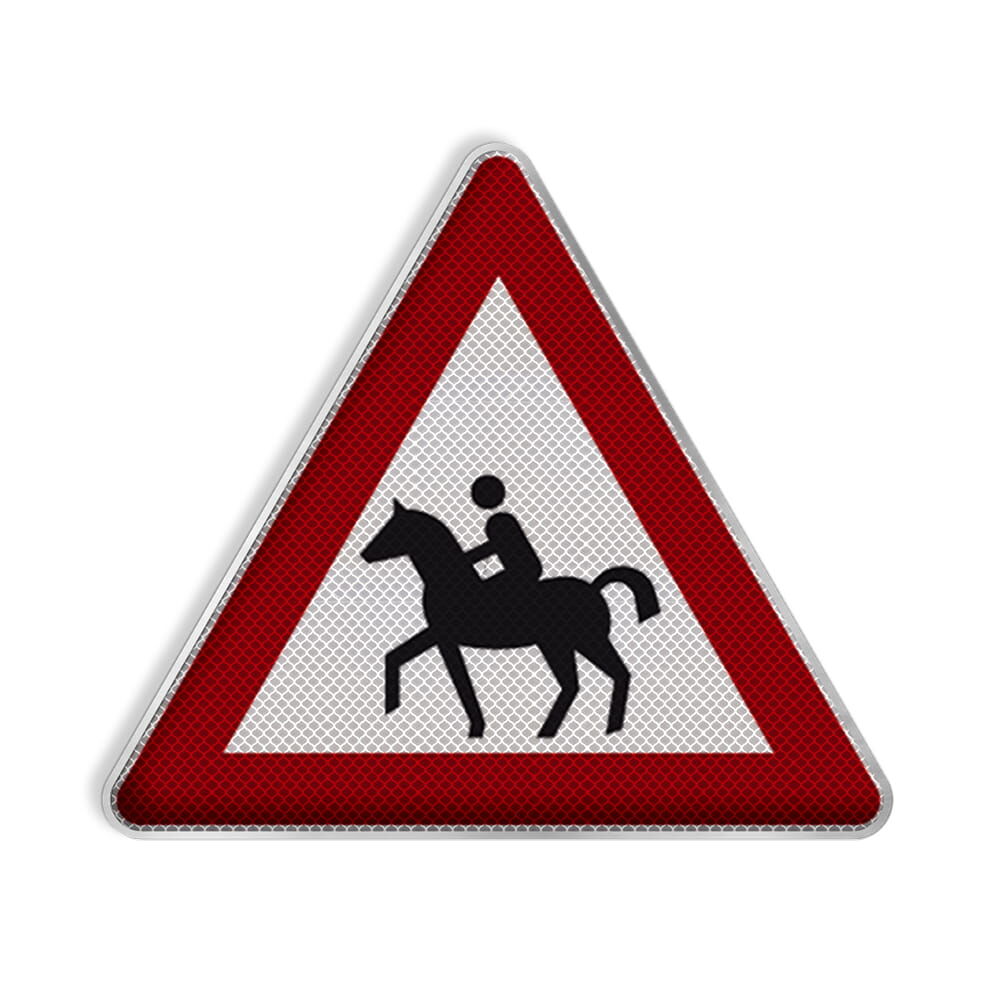 VZ 101-13 Reiter, Aufstellung rechts VZ 101-13 Reiter, Aufstellung rechts