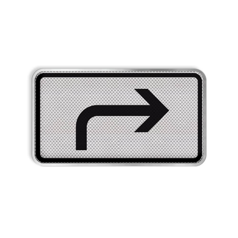 VZ 1000-21 Richtung der Gefahrstelle, rechtsweisend VZ 1000-21 Richtung der Gefahrstelle, rechtsweisend