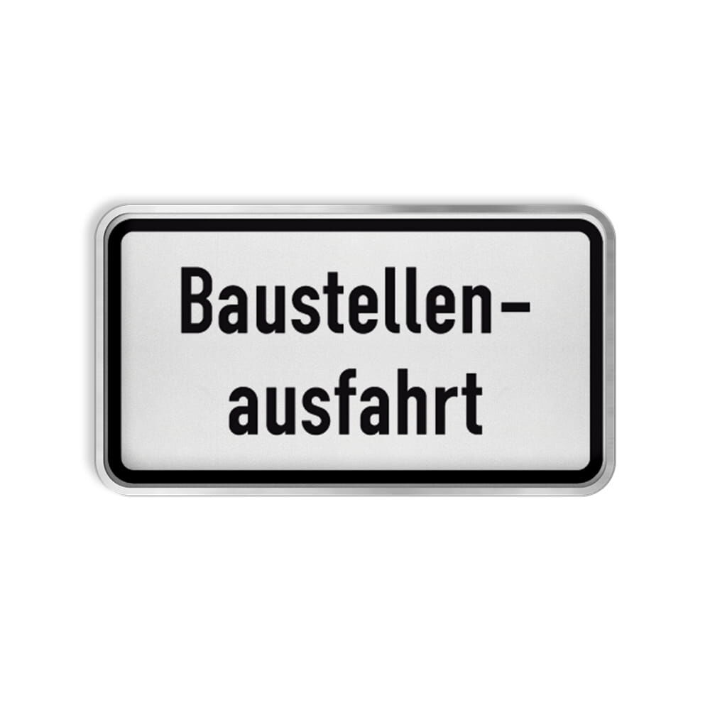 VZ 1007-33 Baustellenausfahrt VZ 1007-33 Baustellenausfahrt