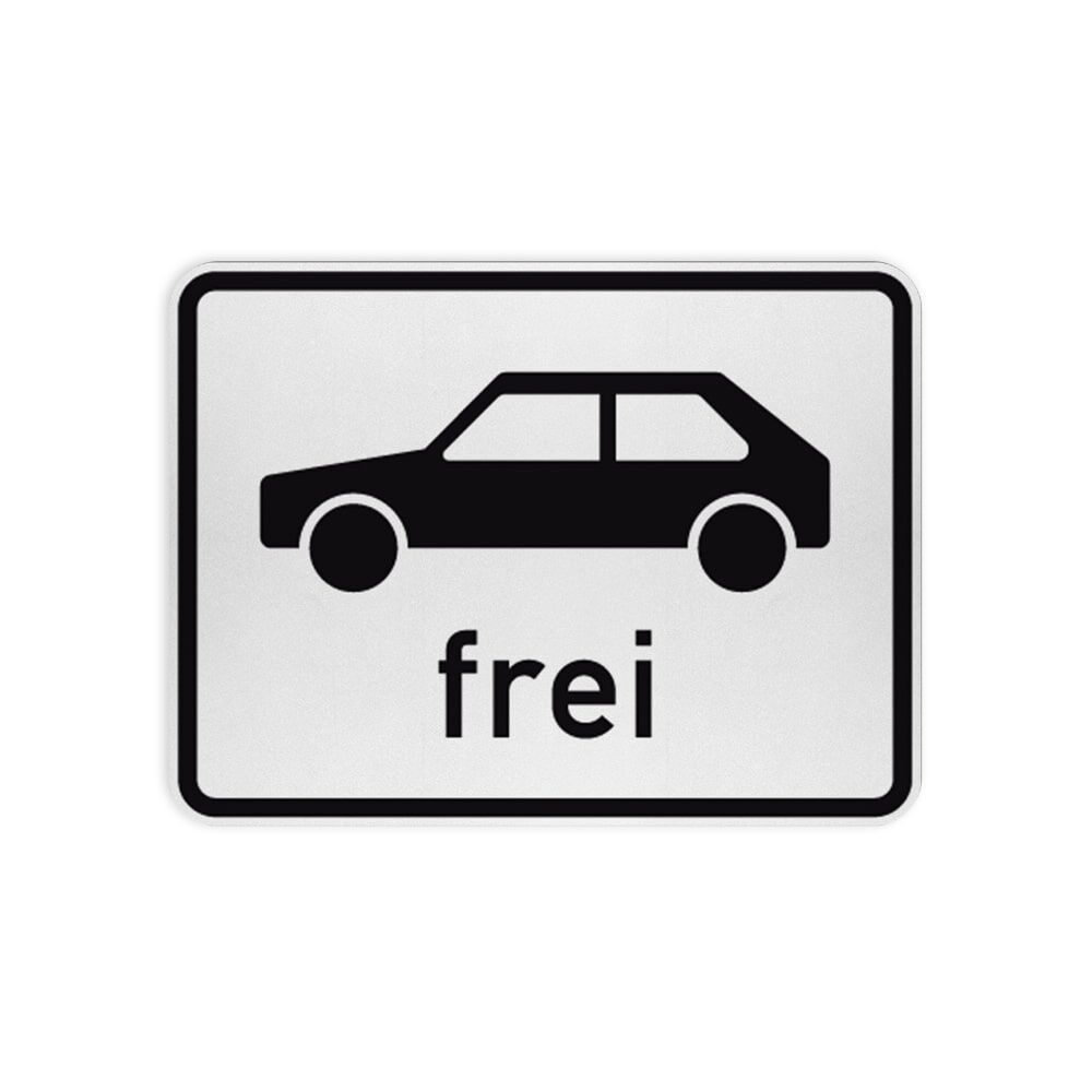 VZ 1024-10 Personenkraftwagen frei VZ 1024-10 Personenkraftwagen frei