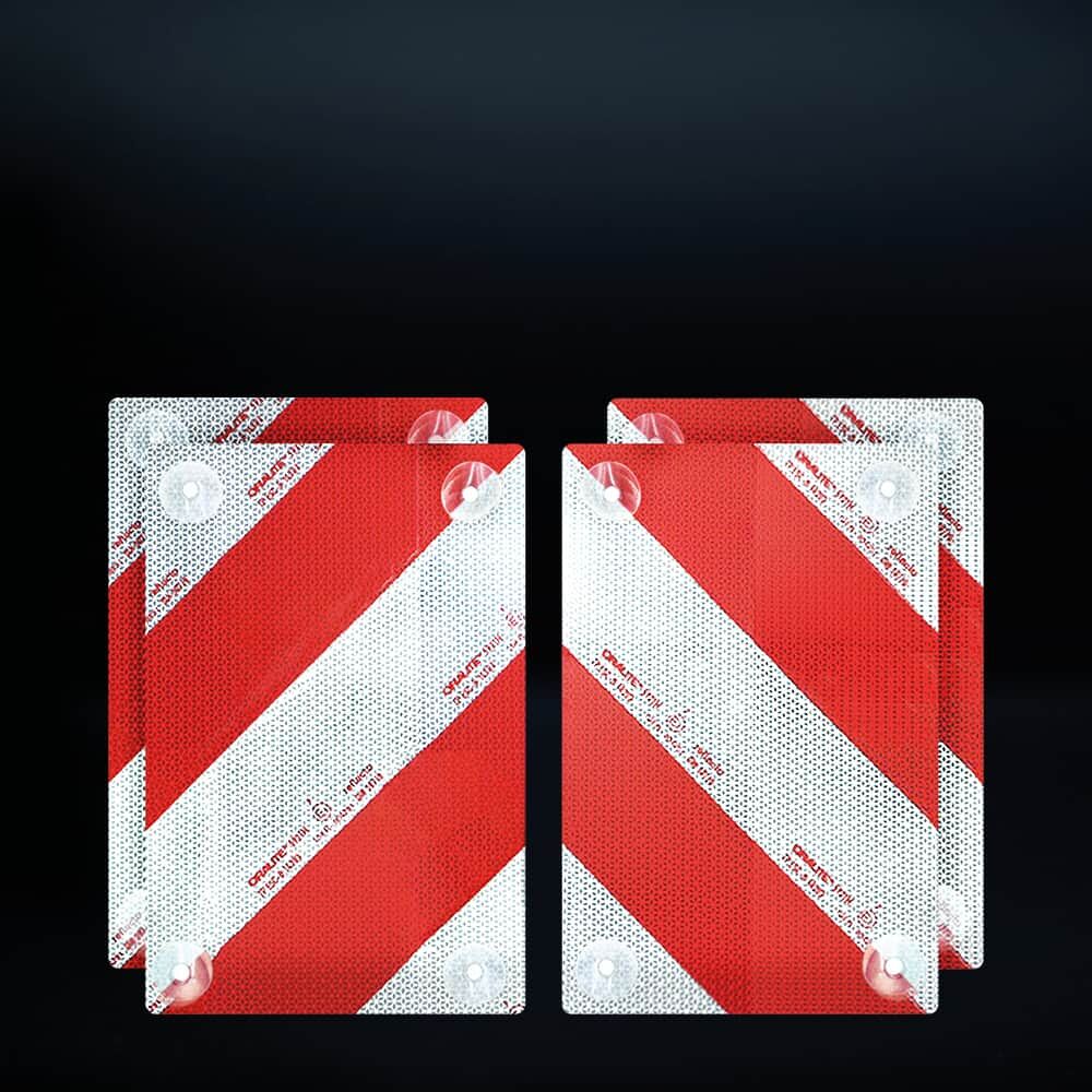 Reflecto 5921M Warnmarkierungselemente, reflektierend, auf schwarzem Hintergrund