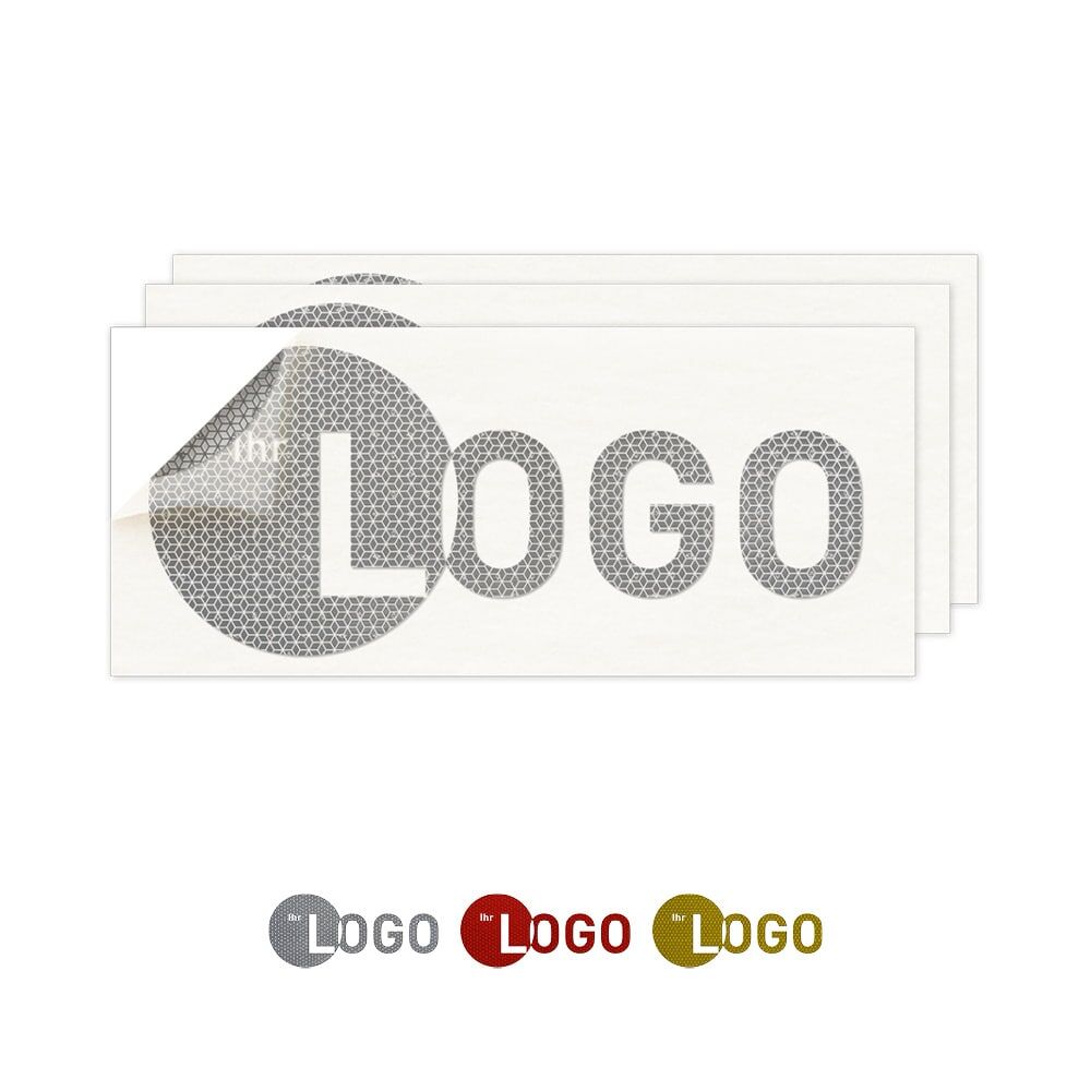 Selbstklebender VC104 Logostreifen für individuelle Konturmarkierung, erhältlich in weiß, gelb & rot