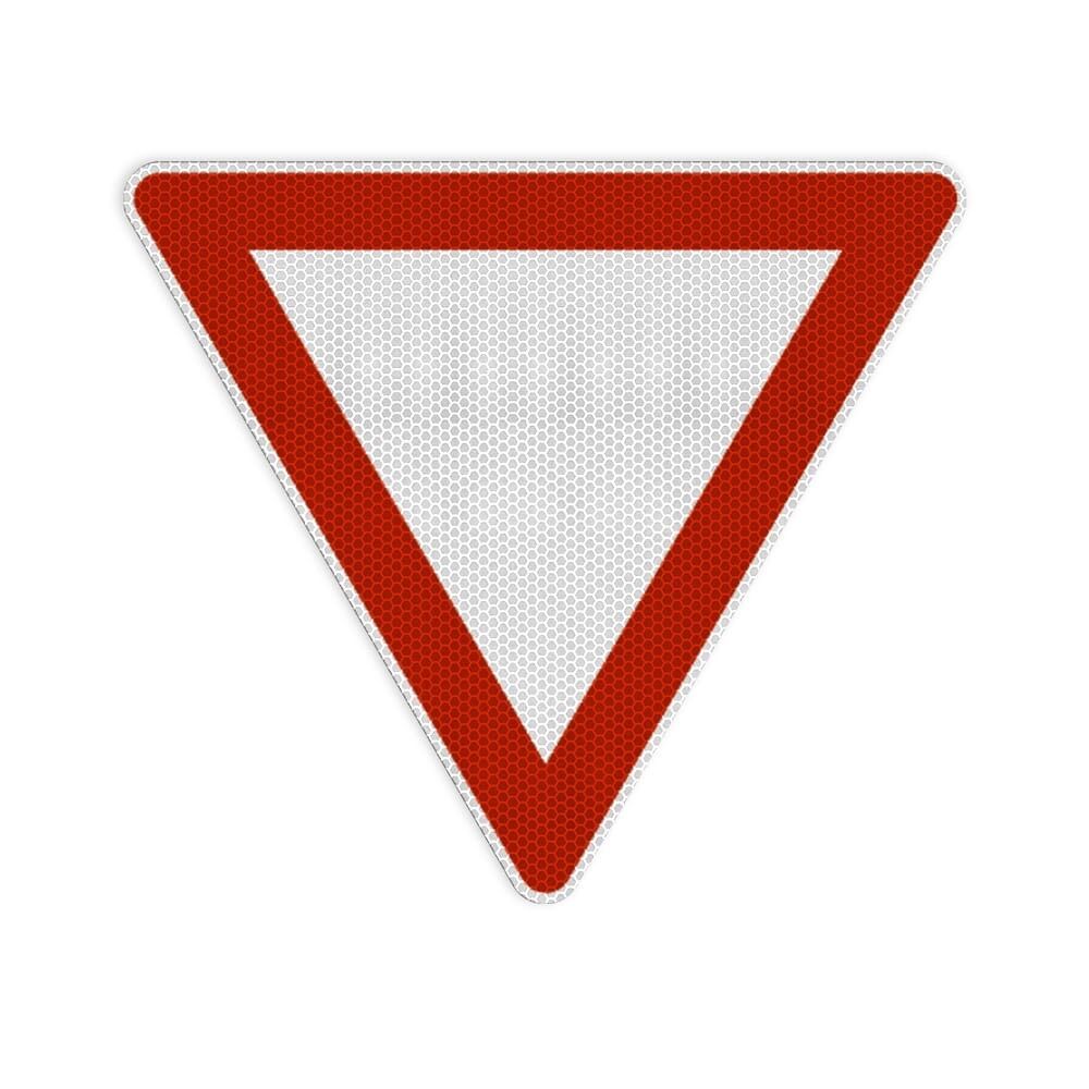 Verkehrszeichen 205 "Vorfahrt gewähren", auf Aluminiumverbund,  RA2