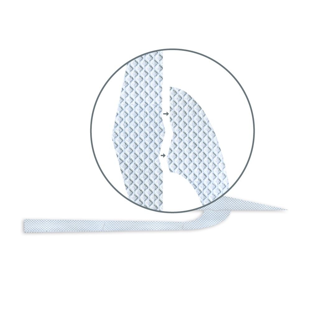 Vergrößerter Ausschnitt verdeutlicht Oberflächenstruktur sowie präzise Passform der Einzelteile