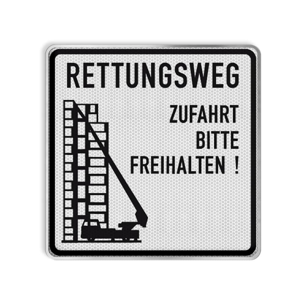 VZ 2441 RETTUNGSWEG Zufahrt bitte freihalten! VZ 2441 RETTUNGSWEG Zufahrt bitte freihalten!