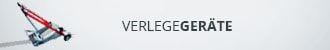 Banner mit der Aufschrift "VERLEGEGERÄTE" und einem Handwerkzeug-Symbol zur Verlegung von Markierungen.