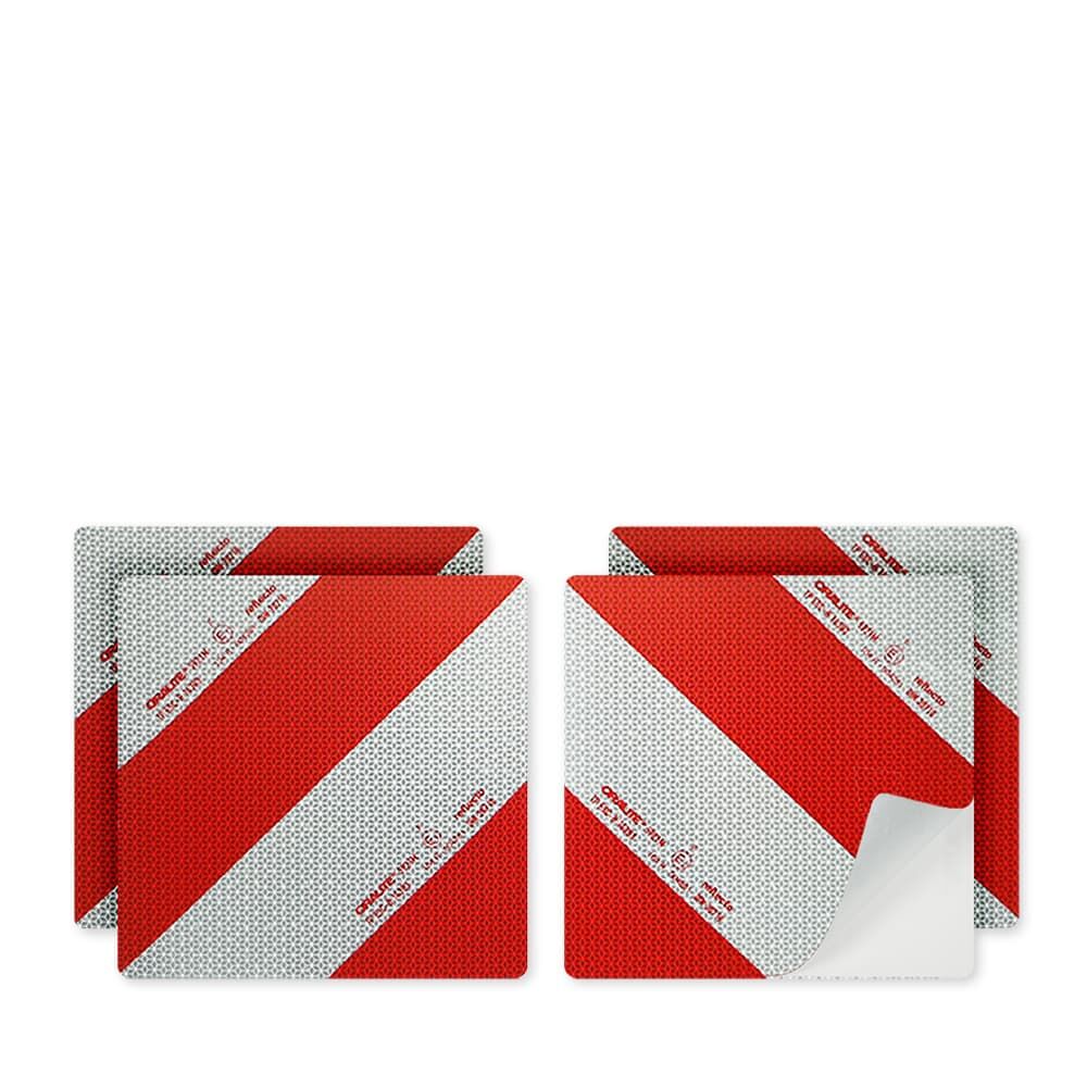 Reflecto Kfz Warnmarkierung 5921M Zuschnitte Set 4x 282mm x 282mm