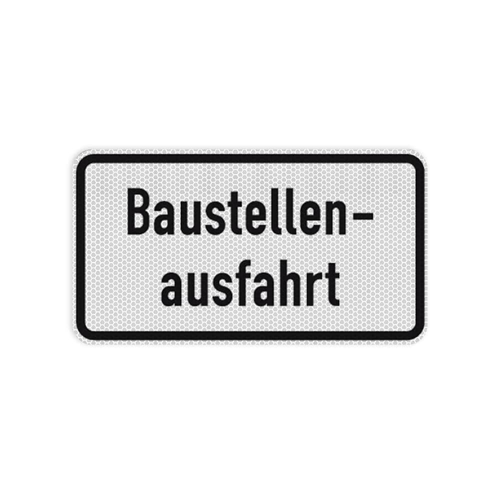 VZ 1007-33 Baustellenausfahrt VZ 1007-33 Baustellenausfahrt