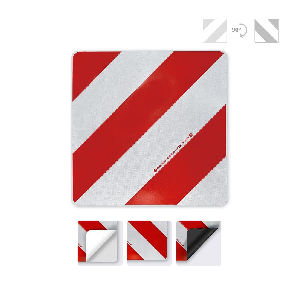 Warntafel für Überlänge Überbreite 423 x 423mm