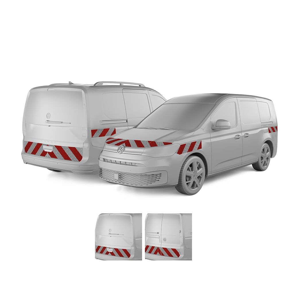 VW Caddy V Maxi Warnmarkierung ab 2021