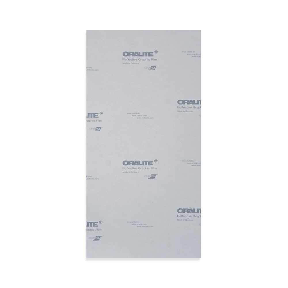 Rückseite: graues ORALITE-Trägerpapier