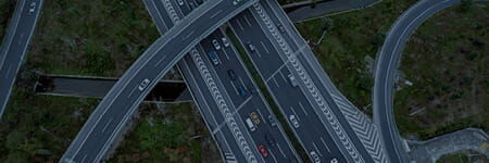 Fahrbahnmarkierung: Autobahn