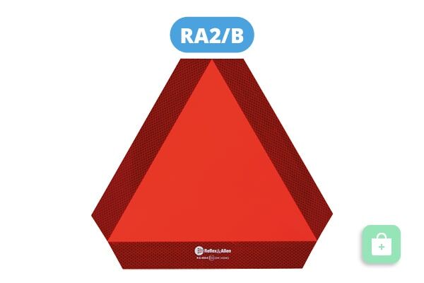 Produktfreisteller Warntafel für langsam fahrende Fahrzeuge RA2