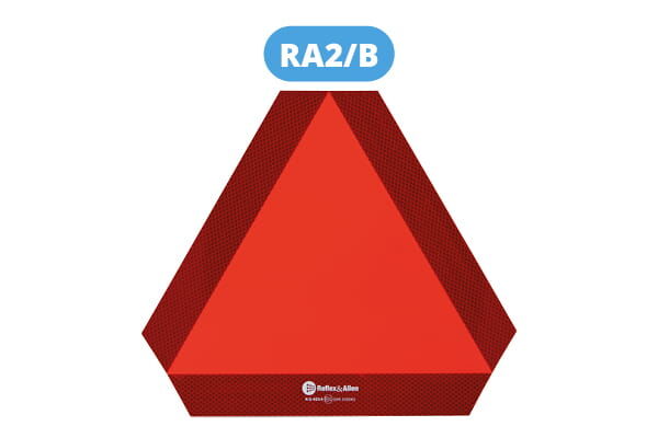 Produktfreisteller Warntafel für langsam fahrende Fahrzeuge RA2